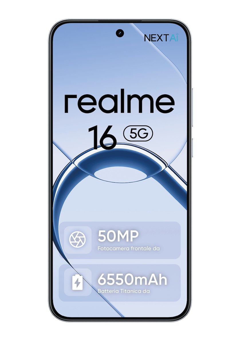 Realme R16 5G Air White Smartphone 6.57 Pollici HD Plus 8GB 256GB 