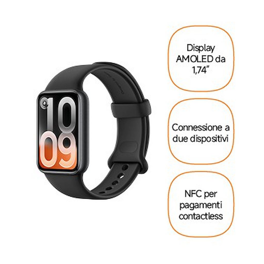 XIAOMI BHR0959GL Smart Band 10 Pro NFC Midnight Black