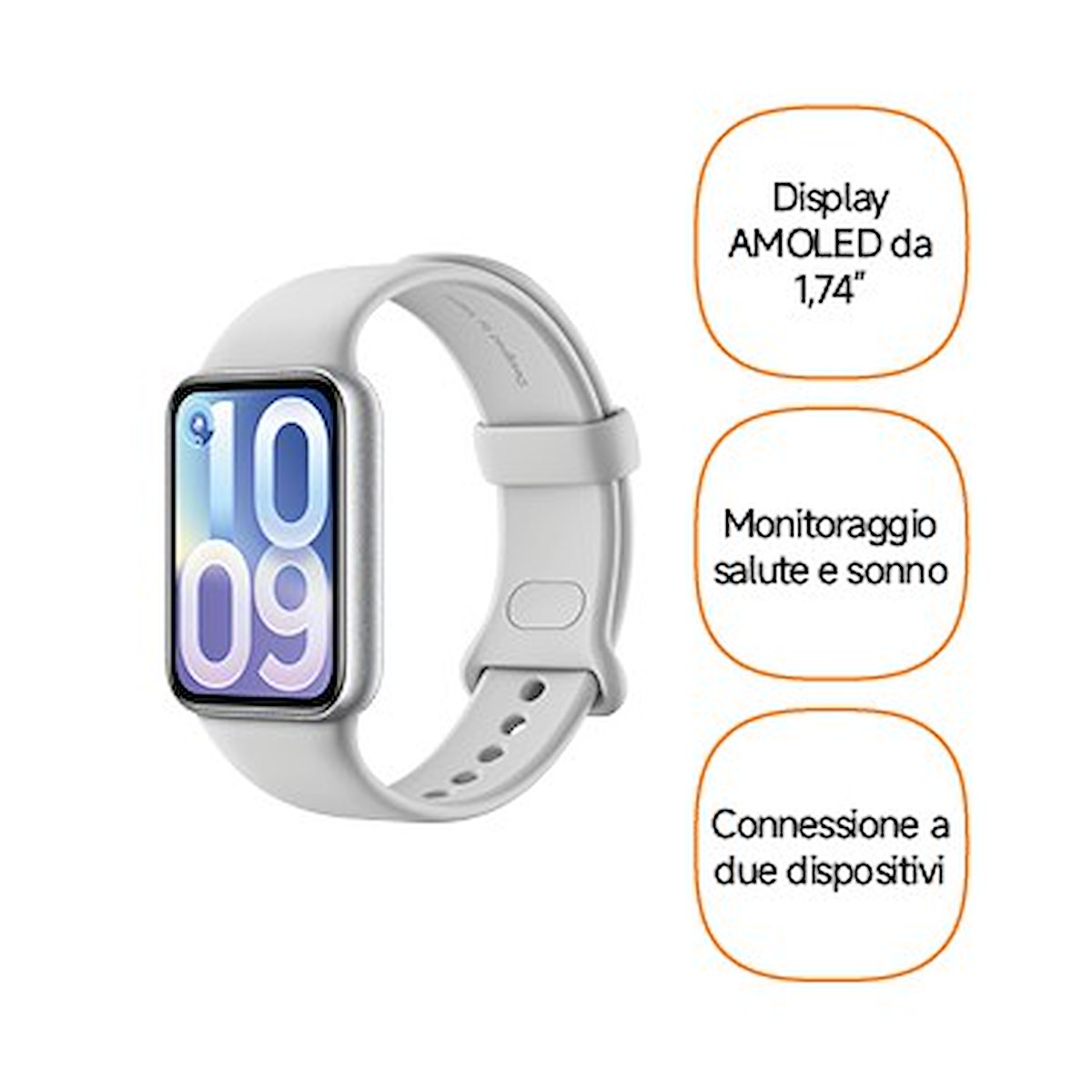 XIAOMI BHR08WBGL Smart Band 10 Pro Glacier Silver