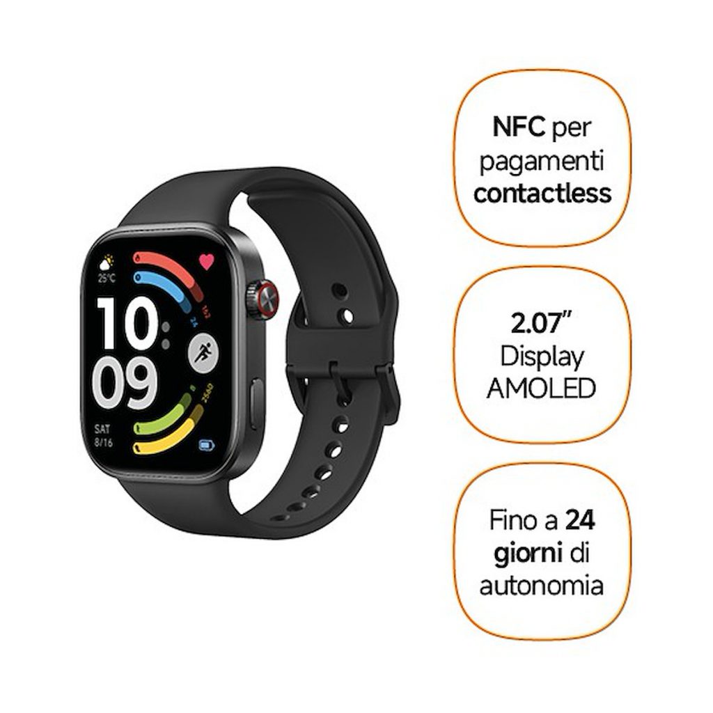 XIAOMI BHR0956GL Redmi Watch 2 Lite NFC Obsidian Black