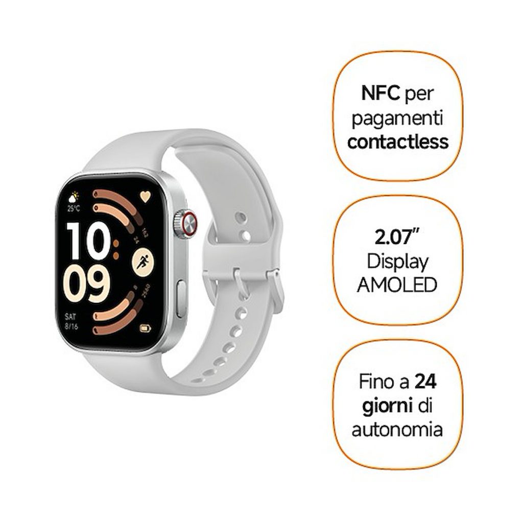 XIAOMI BHR0955GL Redmi Watch 2 Lite NFC Silver Gray