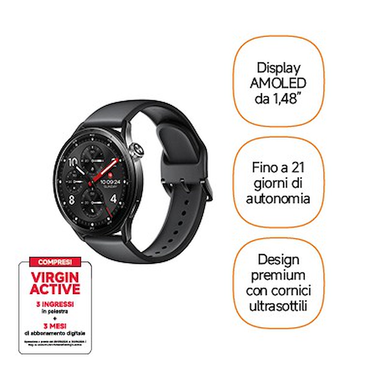 XIAOMI Watch S5 Smartwatch AMOLED 1.48 Pollici BT 46MM