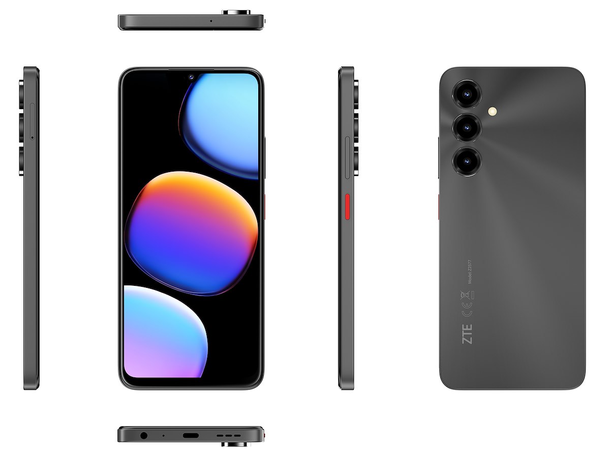 ZTE V80MAXBLACK Smartphone Display HD Plus 4GB RAM 128GB Memoria Fotocamera 50MP Nero - immagine 5
