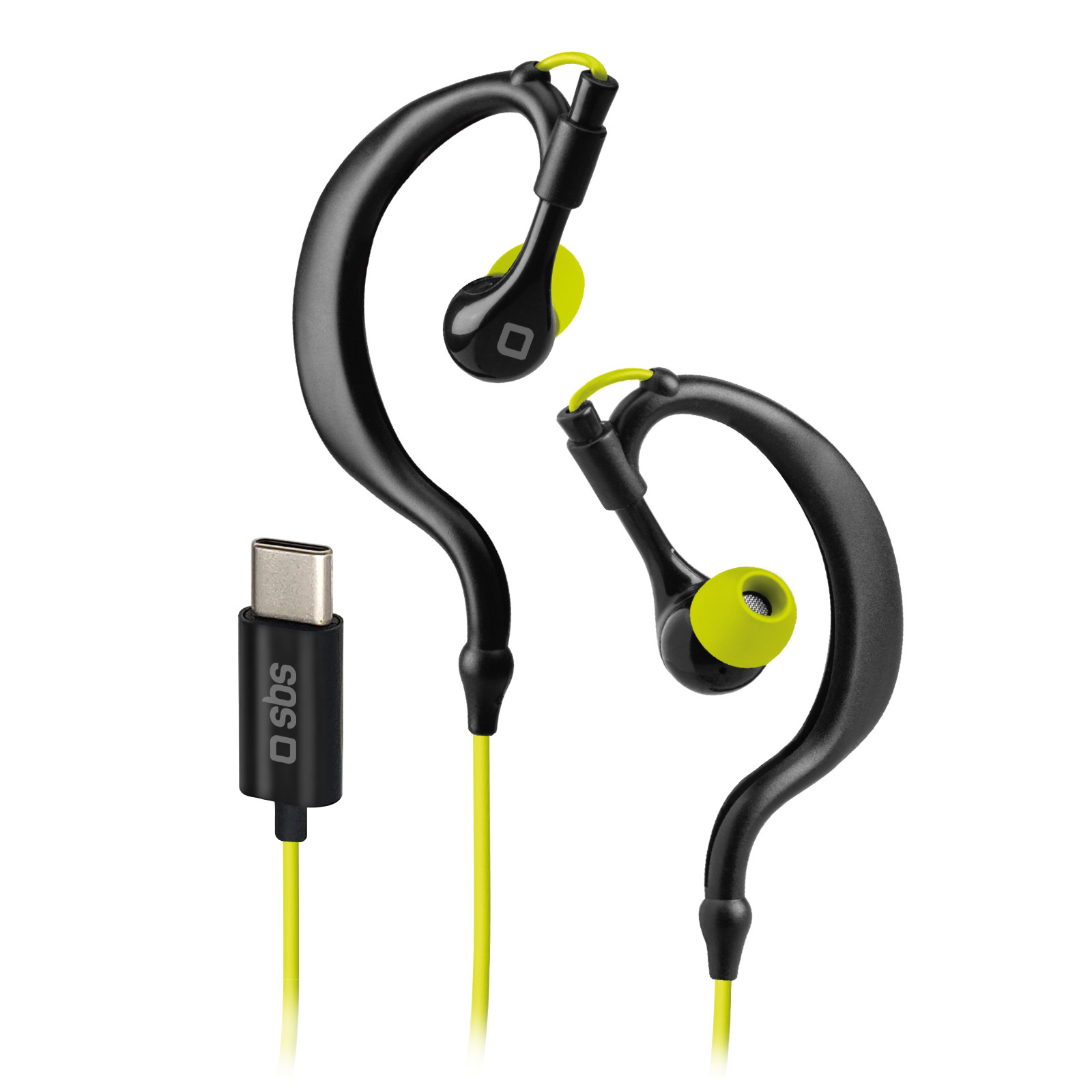 Sbs Filo Sport Auricolari Neri Type-C In-ear - immagine 2