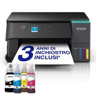Epson Eco Tank ET2951 Stampante Multifunzione Inkjet Wi-Fi 4 Serbatoi Inchiostro