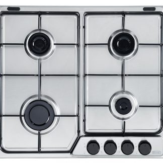 De Longhi FFA46ASV Piano Cottura 60 CM 4 Fuochi con Griglie Smaltate