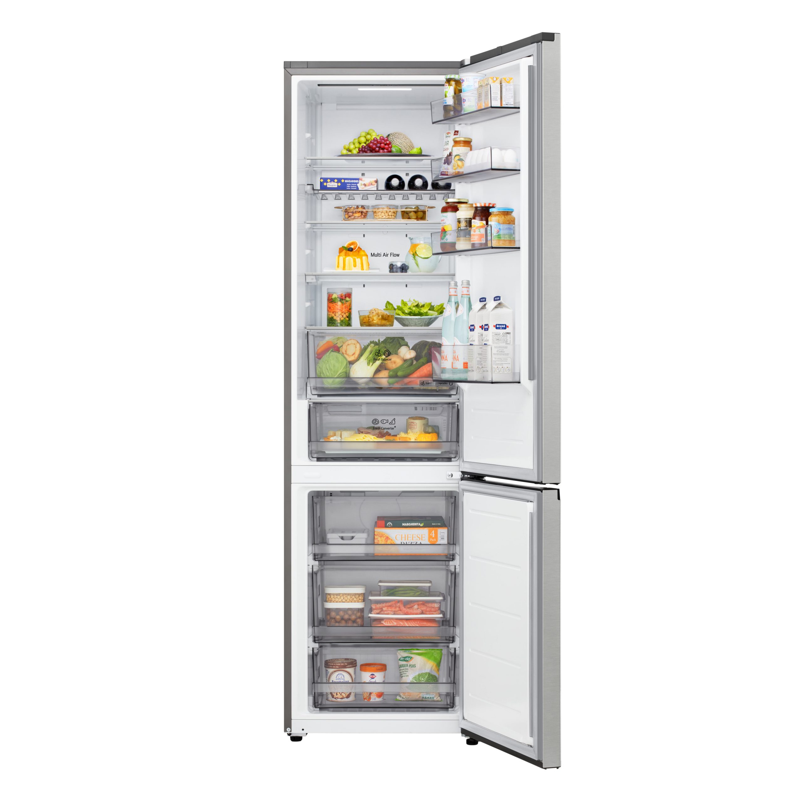 LG GBBS322CPY Prime Silver Frigorifero Combinato 375LT Nofrost Wi-Fi - immagine 2