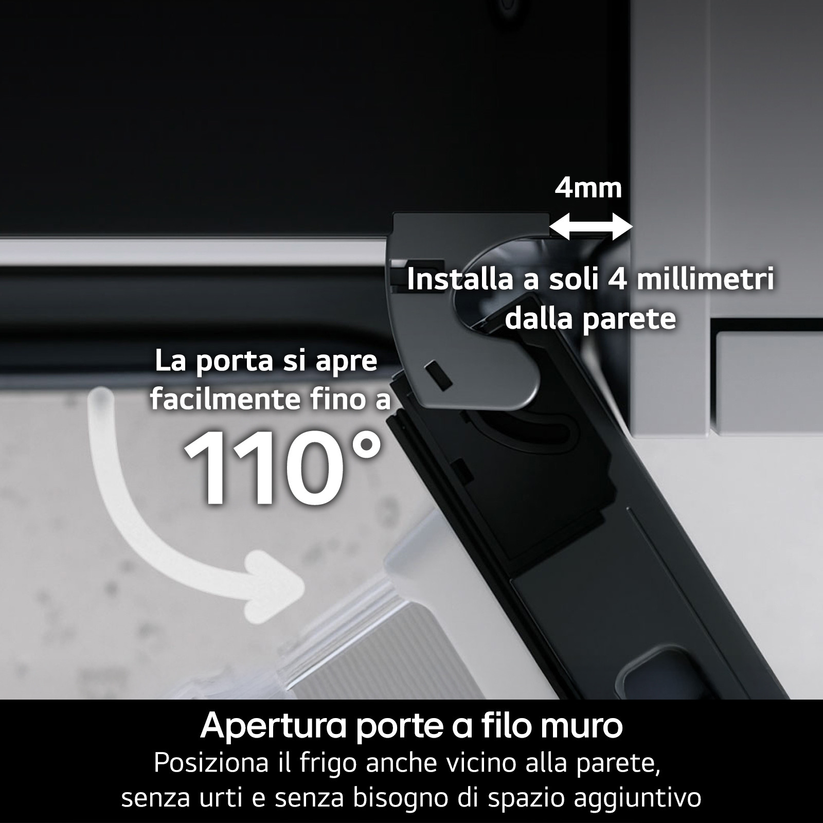 LG GBBS322CPY Prime Silver Frigorifero Combinato 375LT Nofrost Wi-Fi - immagine 4
