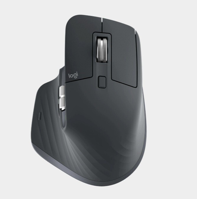Logitech 910007501 Mouse Wireless 7 Tasti MX Master 3S Grafite Mouse