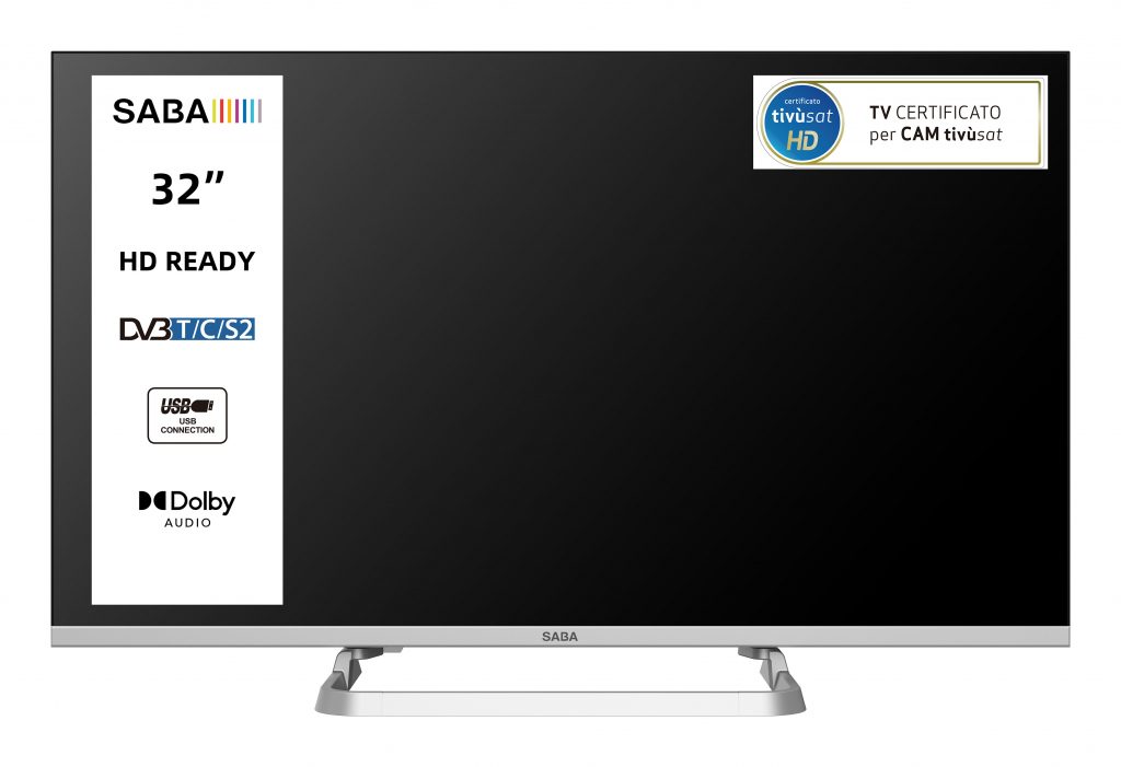 Saba SA32M10 TV LED 32 Pollici HD DVBT2 S2