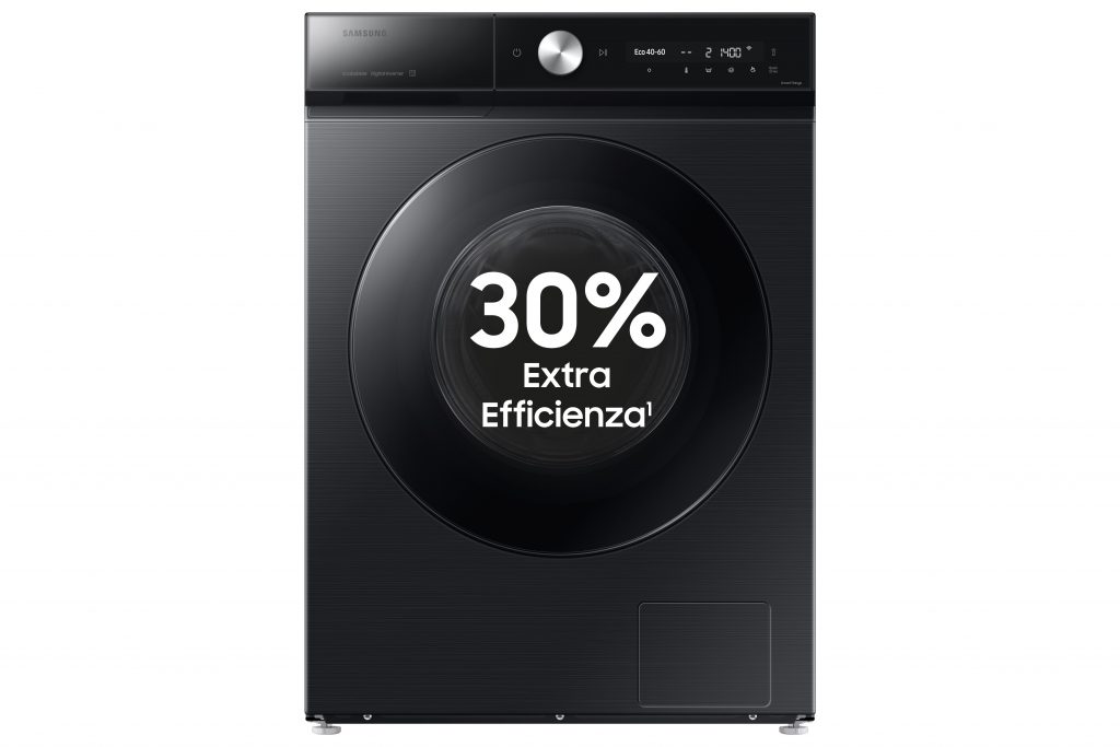 SAMSUNG WW90DB8U95GBU3 Lav Frontale 9KG 1400 Inverter Vapore WiFi Nera