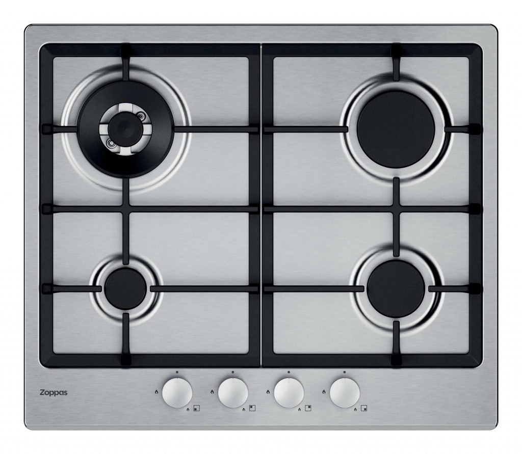 Zoppas EZPG604GXH Piano Cottura Gas 60CM 4F Ghisa Grigio