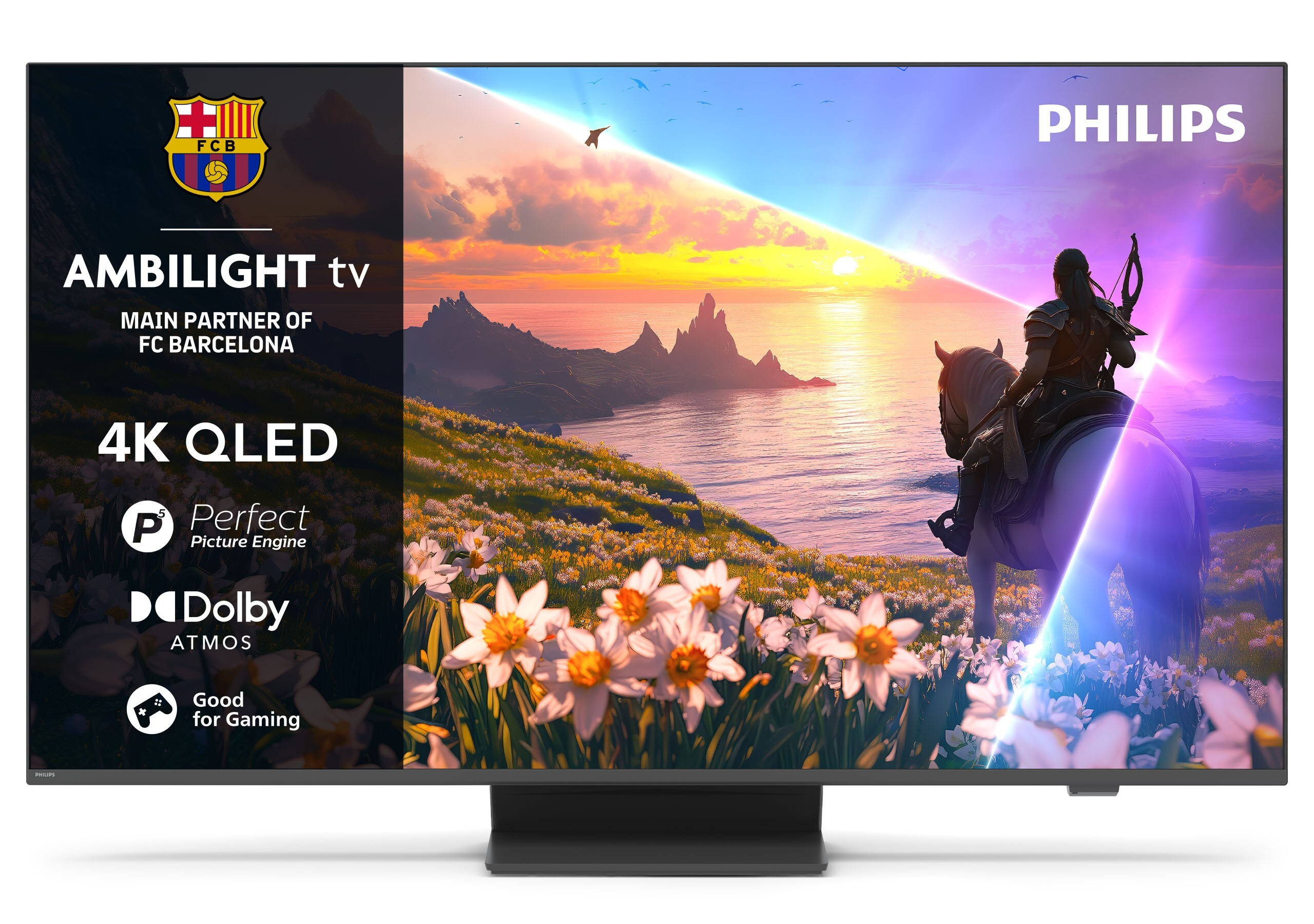Philips 43PUS8600 Smart TV Qled 43 Pollici 4K con Ambilight