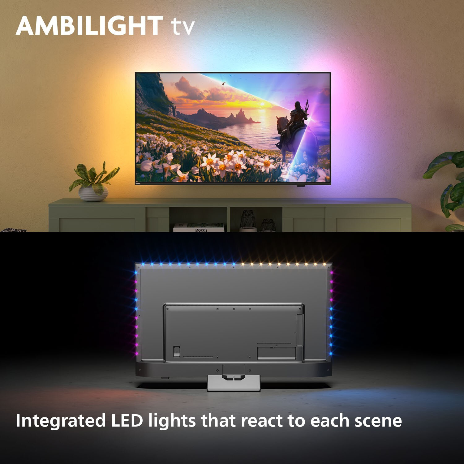 Philips 43PUS8600 Smart TV Qled 43 Pollici 4K con Ambilight - immagine 2