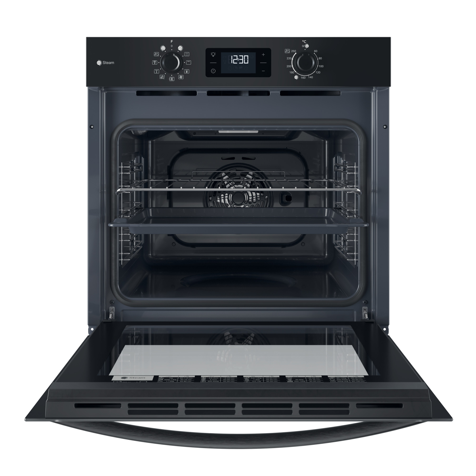Indesit IO258HSB Forno 60cm 71lt Multifunzione Vapore Classe A Nero - immagine 2