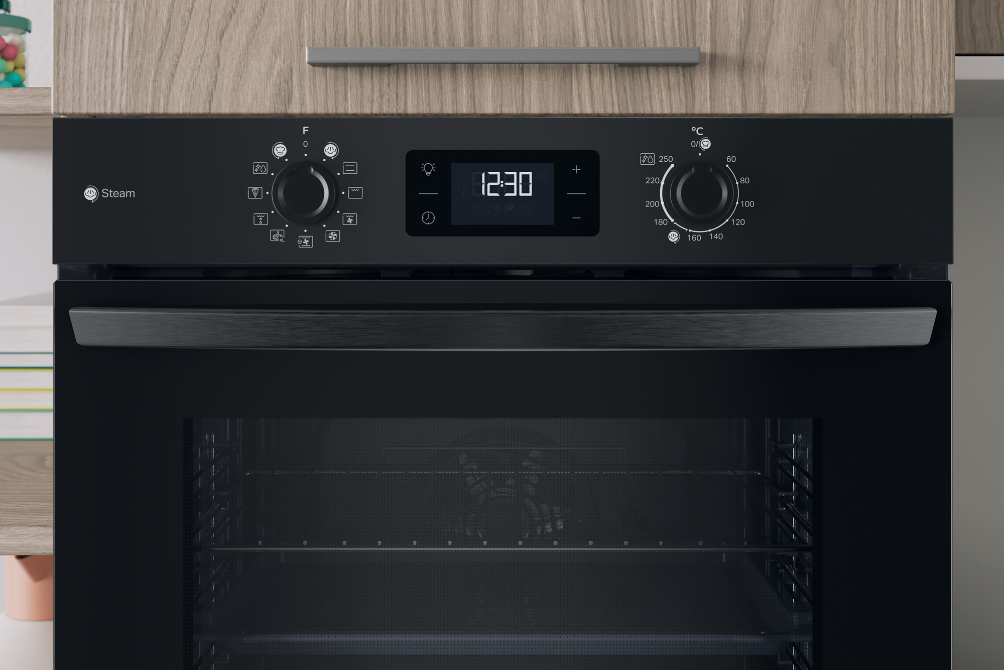 Indesit IO258HSB Forno 60cm 71lt Multifunzione Vapore Classe A Nero - immagine 6