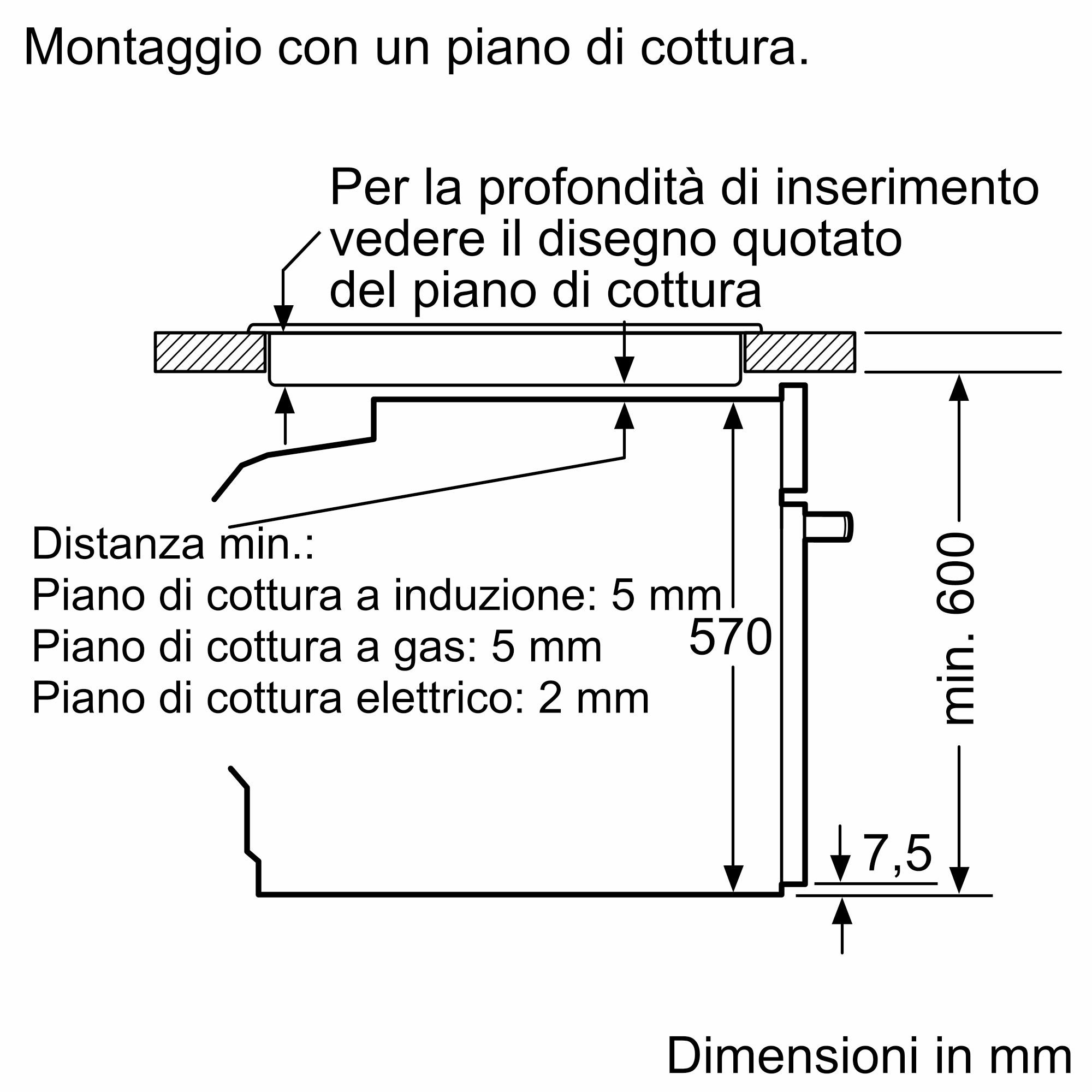 Bosch HQA334EB4 Forno Incasso 60cm 71lt Multif A Vapore Idrolisi Nero - immagine 6