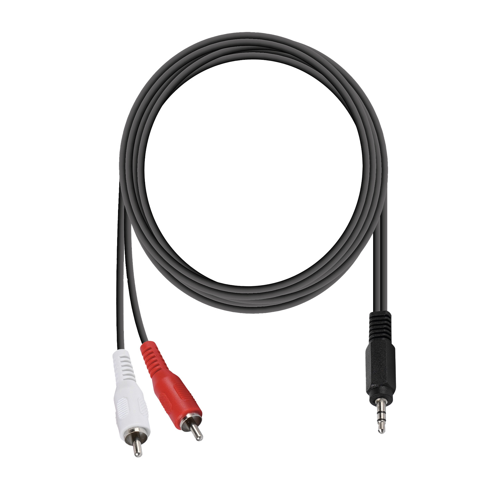 Vivanco VVAXJAC2RCA15MMK Cavo Rca Stereo Jack 3 5mm M F 5m Nero - immagine 2