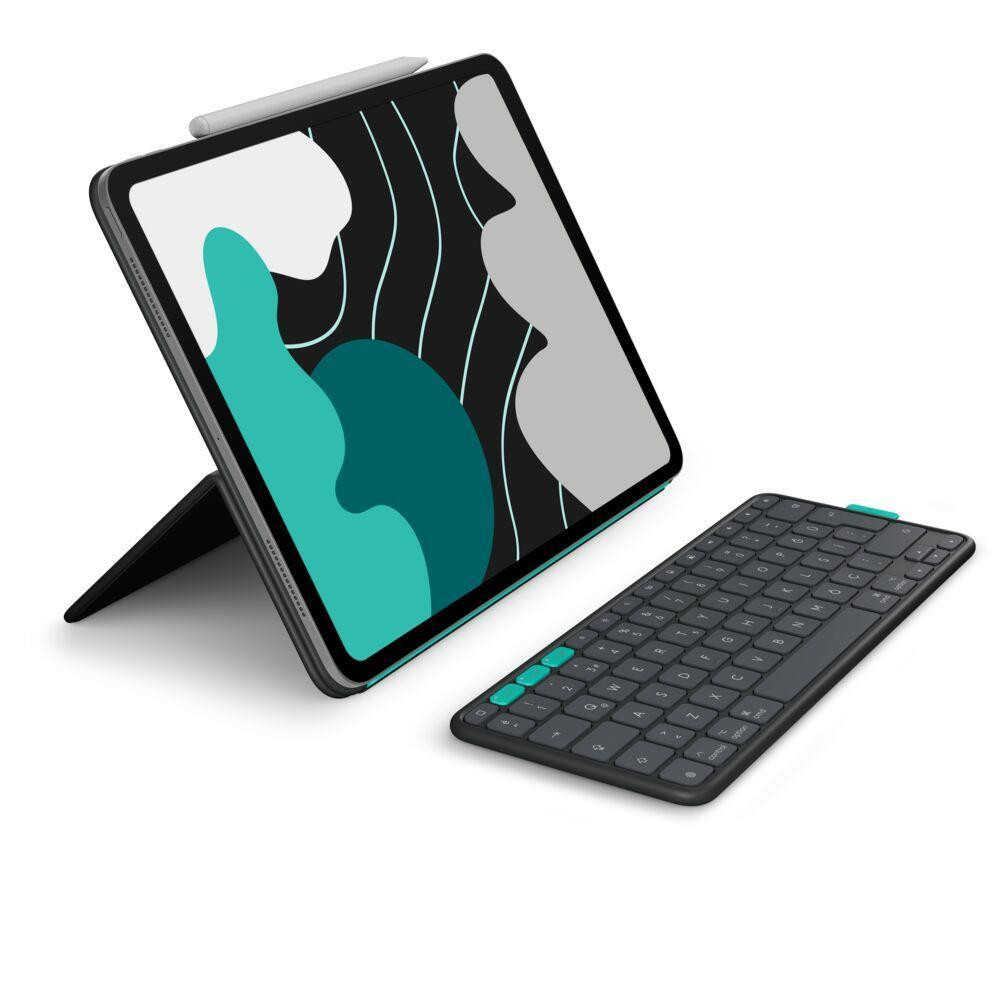 Logitech 920013385 Custodia Per Ipad Pro Air 13 Flip Folio Graphite - immagine 2