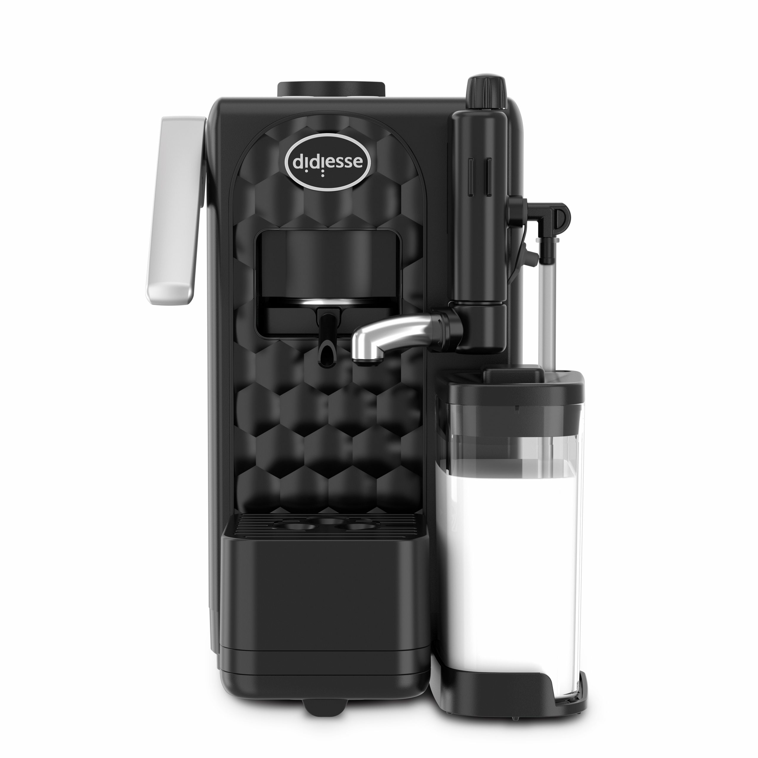 Didiesse MILKSIDENERO Macchina Caffe Cialde 1850W Cappuccinatore Nera