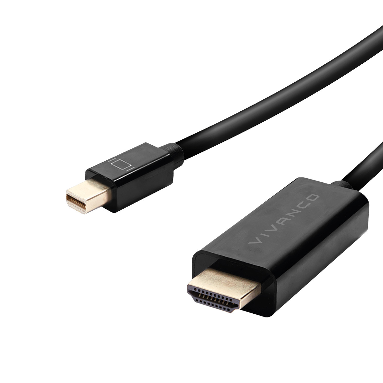 Vivanco VVITMINDYPHDMI180K Cavo Mini Displayport Hdmi M M 1 8MT Nero - immagine 2