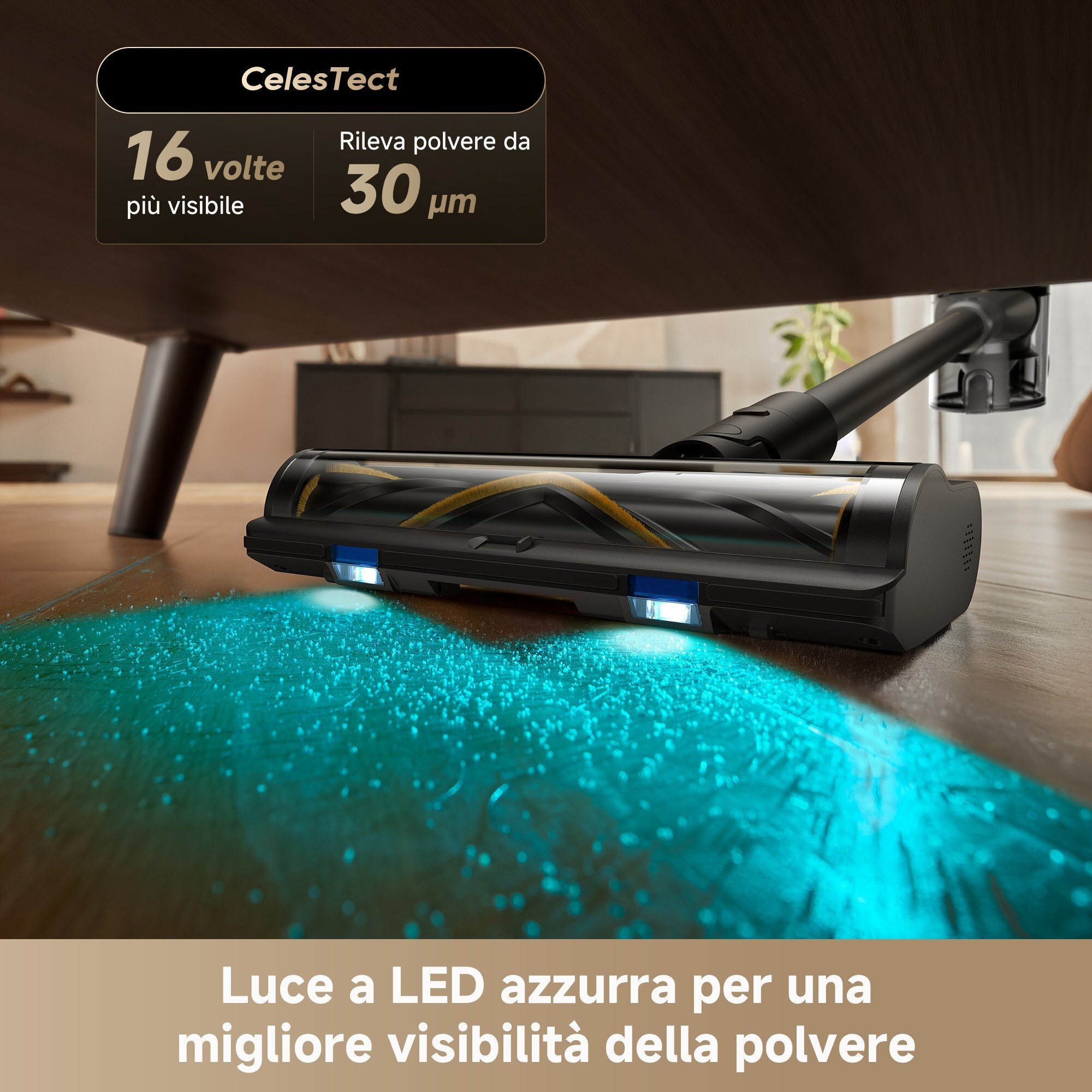 Dreame R20SE Scopa Ricaricabile Senza Sacco 0 6LT 150AW HEPA Celestect - immagine 4