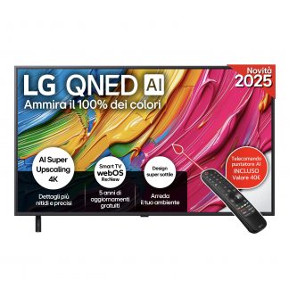 LG 50QNED80A6A TV QNED 50 Pollici UHD 4K DVBT2-S2 Smart WebOS