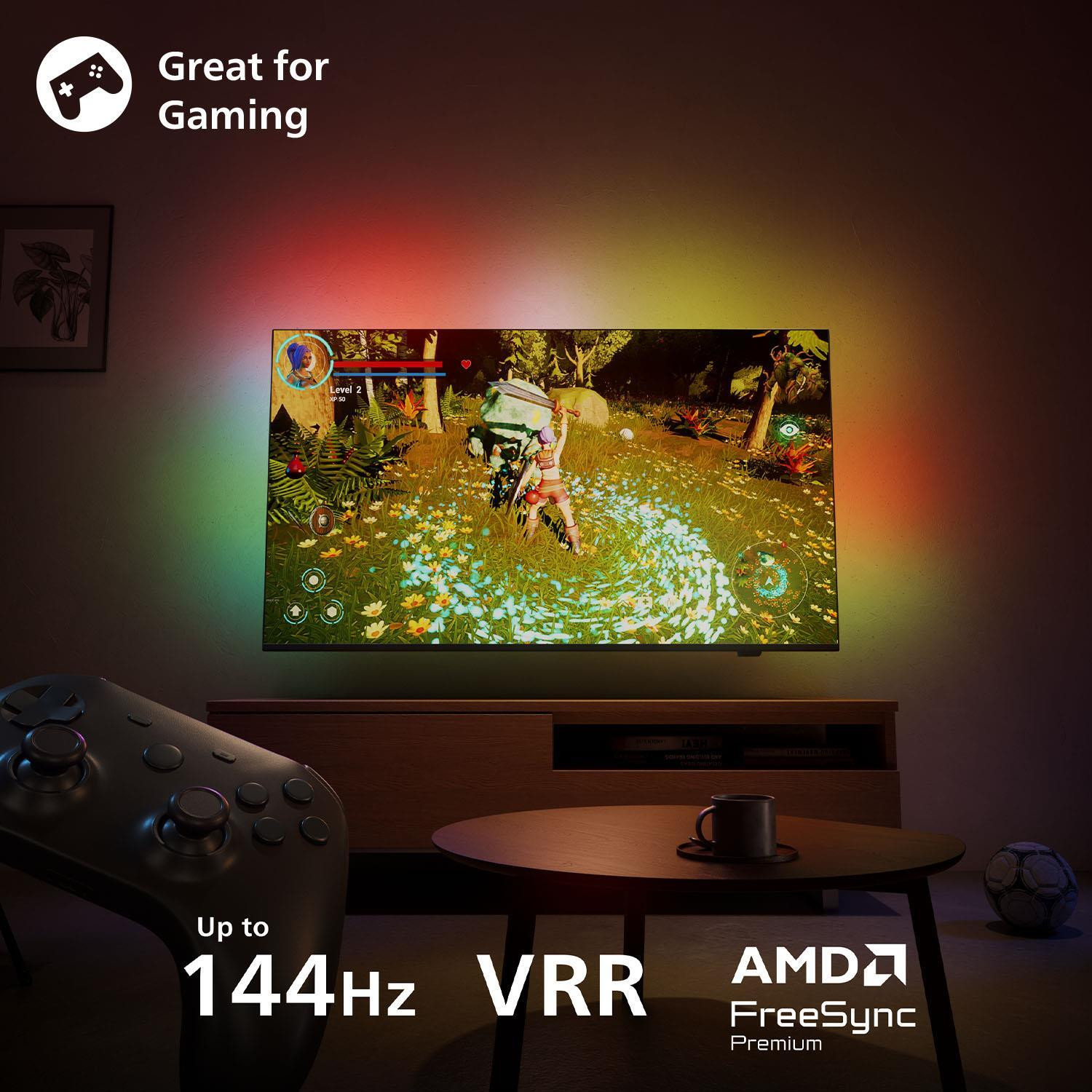 Philips 55MLED920 TV QD MiniLED 55 UHD 4K T2 S2 Smart Titan Ambiligh - immagine 6