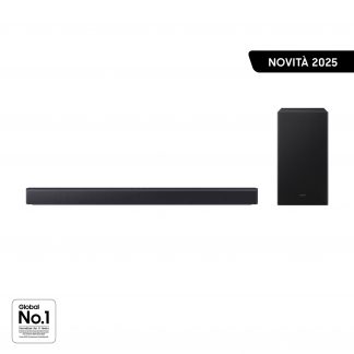 SAMSUNG HWB450F SOUND BAR 2 1 USB HDMI CON SUBWOOFER WLSS BT NERO