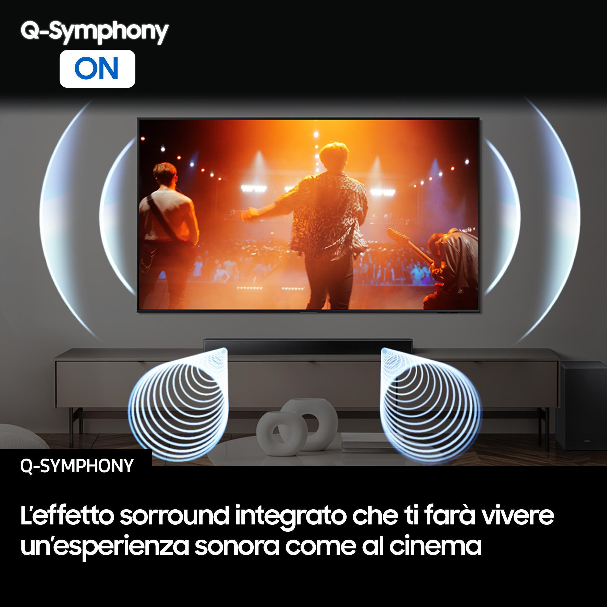 SAMSUNG HWB450F SOUND BAR 2 1 USB HDMI CON SUBWOOFER WLSS BT NERO - immagine 6
