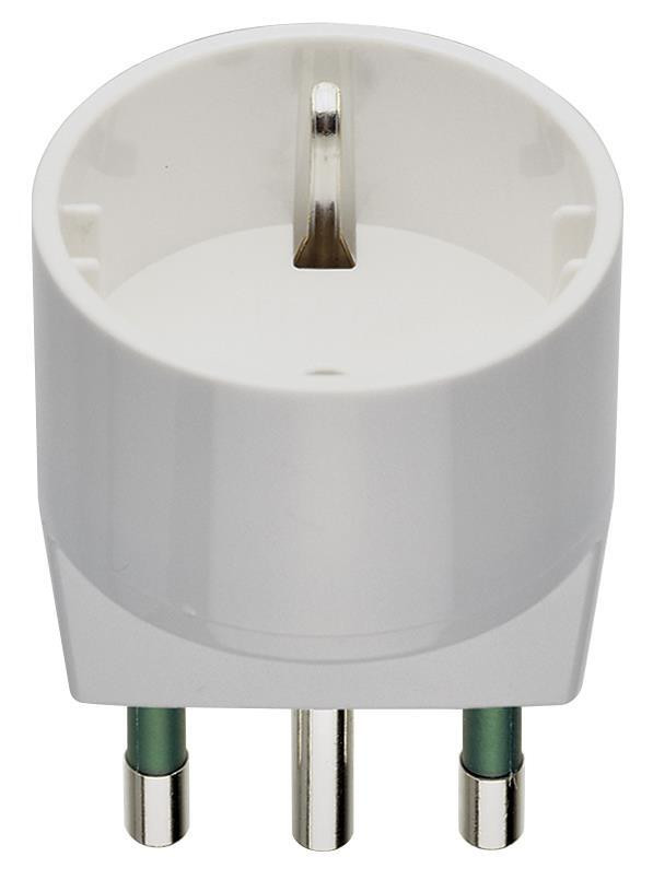 Vimar RI00303B Adattatore Elettrico Bianco S17 P30