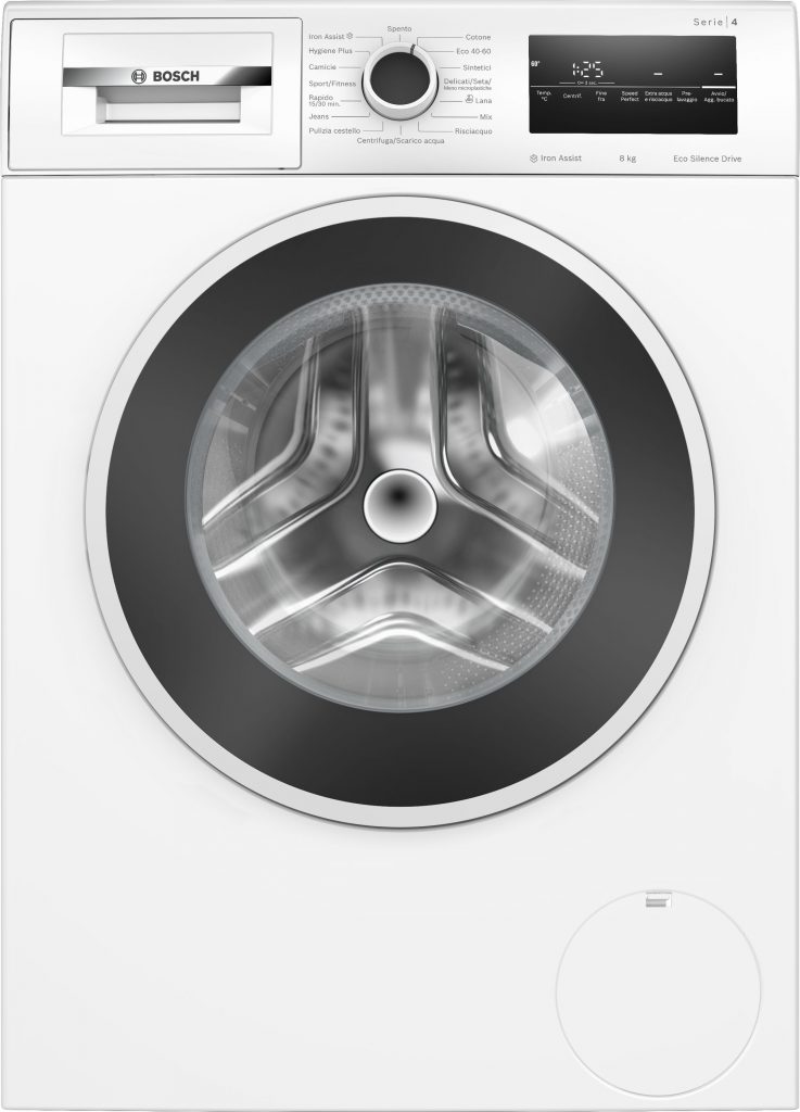BOSCH WAN28218IT Lavatrice Frontale 8 Kg 1400 Giri CE A Inverter Vapore