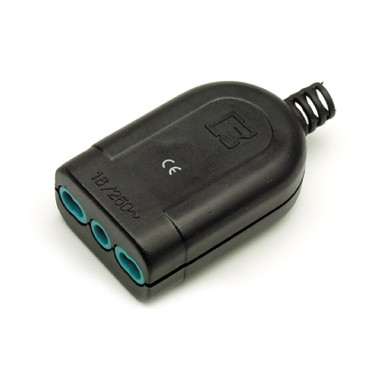 GBC 22021300 Presa Elettrica 16A Nera