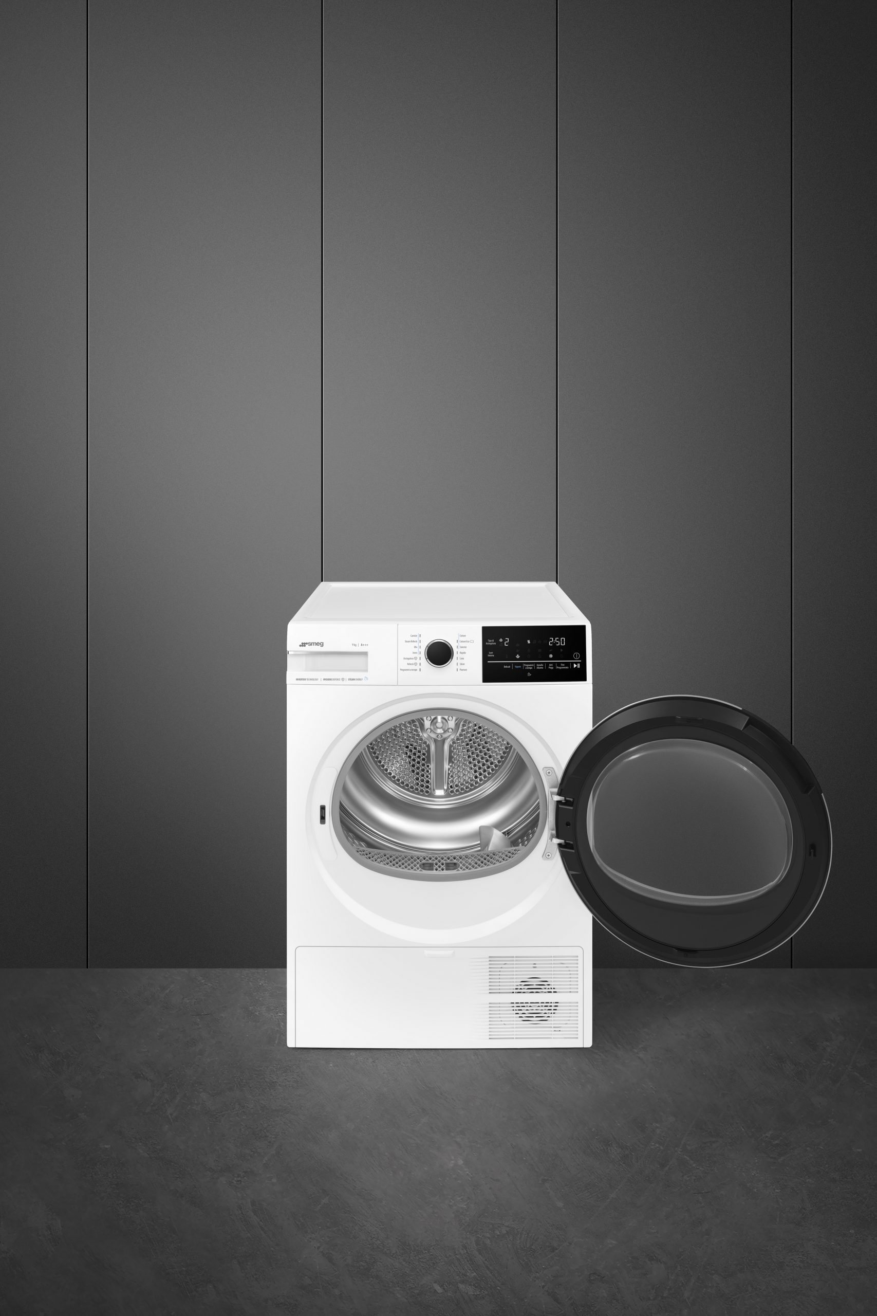 Smeg DNEX09SEC Asciugatrice 9kg Pompa Calore Inverter Vapore - immagine 3