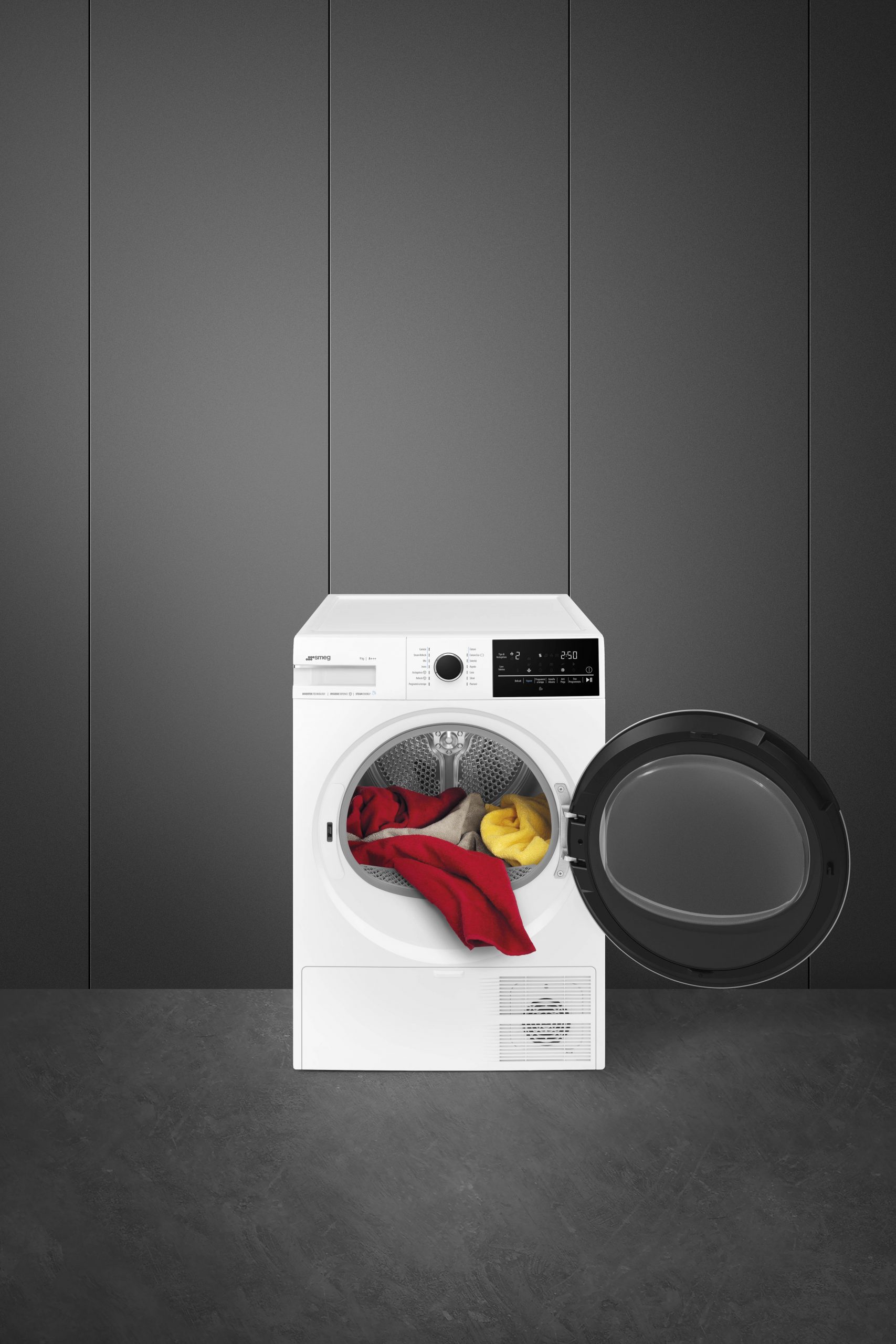Smeg DNEX09SEC Asciugatrice 9kg Pompa Calore Inverter Vapore - immagine 4