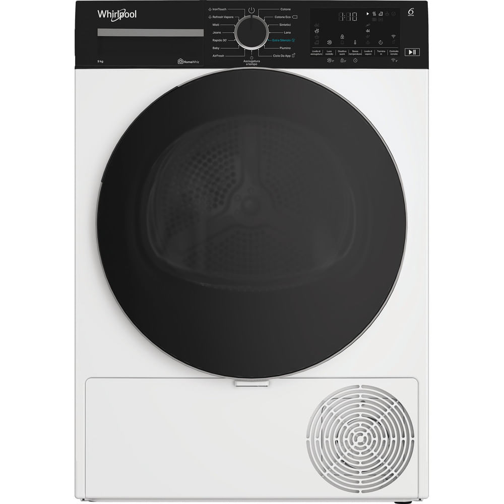 Whirlpool CWD94MWBSIT Asciugatrice 9Kg Pompa Calore Inverter Vapore Wifi