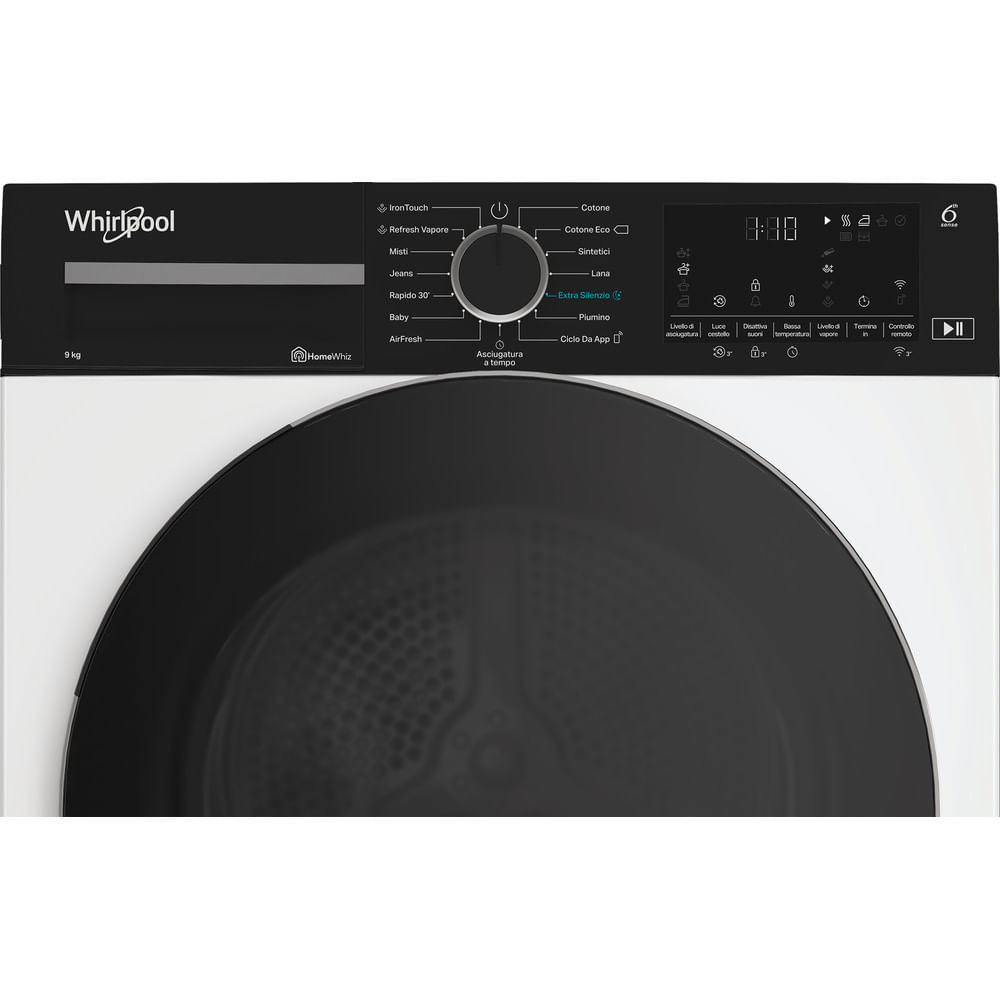 Whirlpool CWD94MWBSIT Asciugatrice 9Kg Pompa Calore Inverter Vapore Wifi - immagine 3