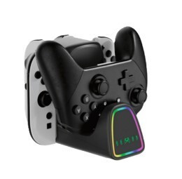 Nacon SWITCHNEWCHARGERPRO Caricatore 2 Joy Con 1 Controller Pro Per Switch 2