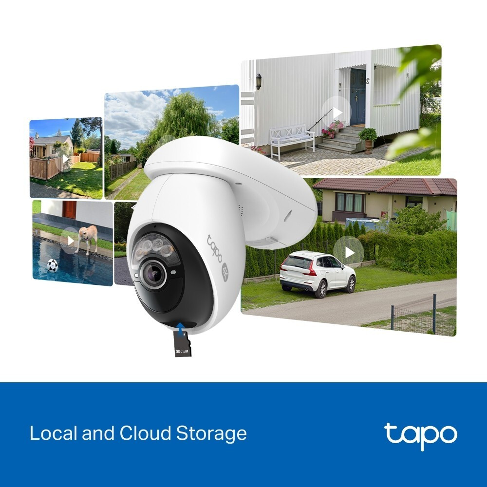 Tapo TC92KIT IP Cam Esterna 4K 8MP 18X Wifi Con Pannello Solare - immagine 2
