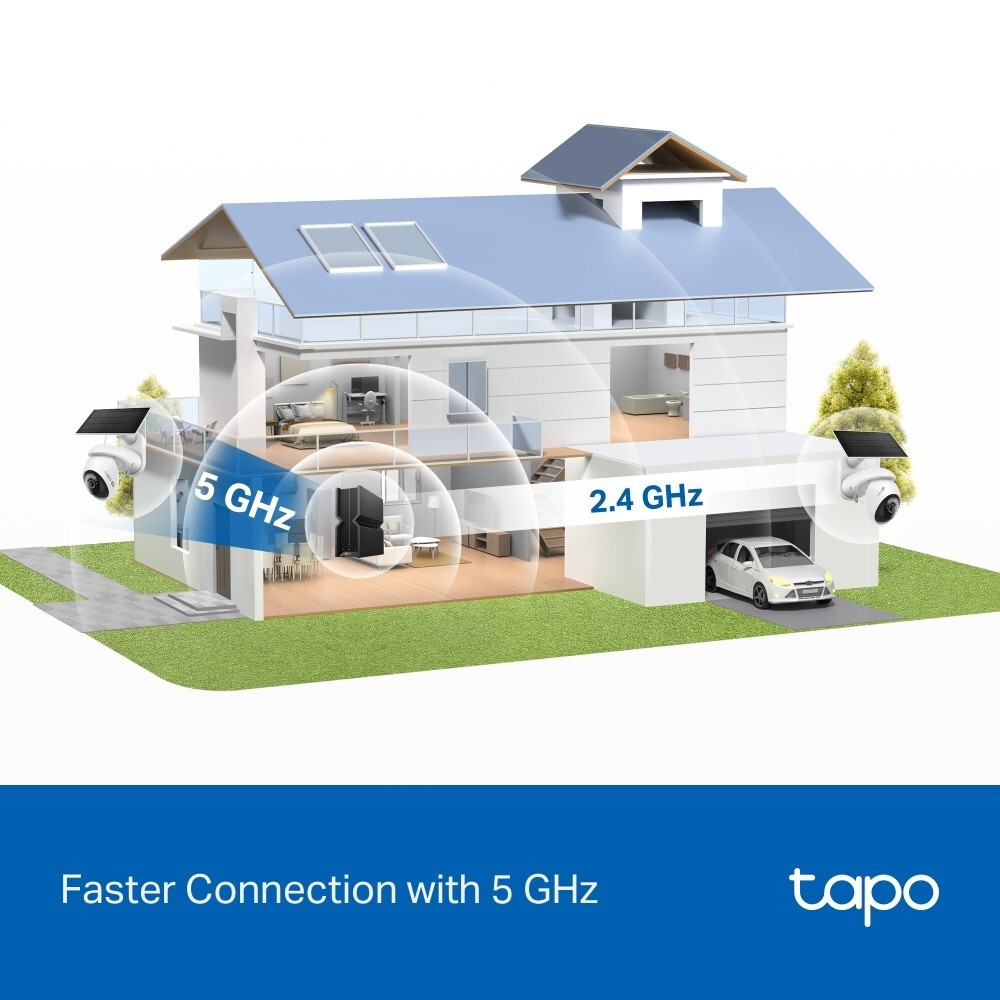 Tapo TC92KIT IP Cam Esterna 4K 8MP 18X Wifi Con Pannello Solare - immagine 4
