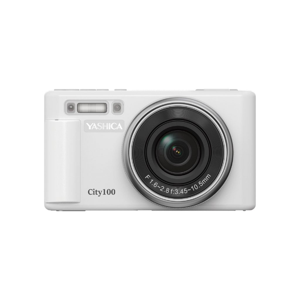 YASHICA City100 Fotocamera digitale Bianca Compatta 13MP 4X Video FullHD