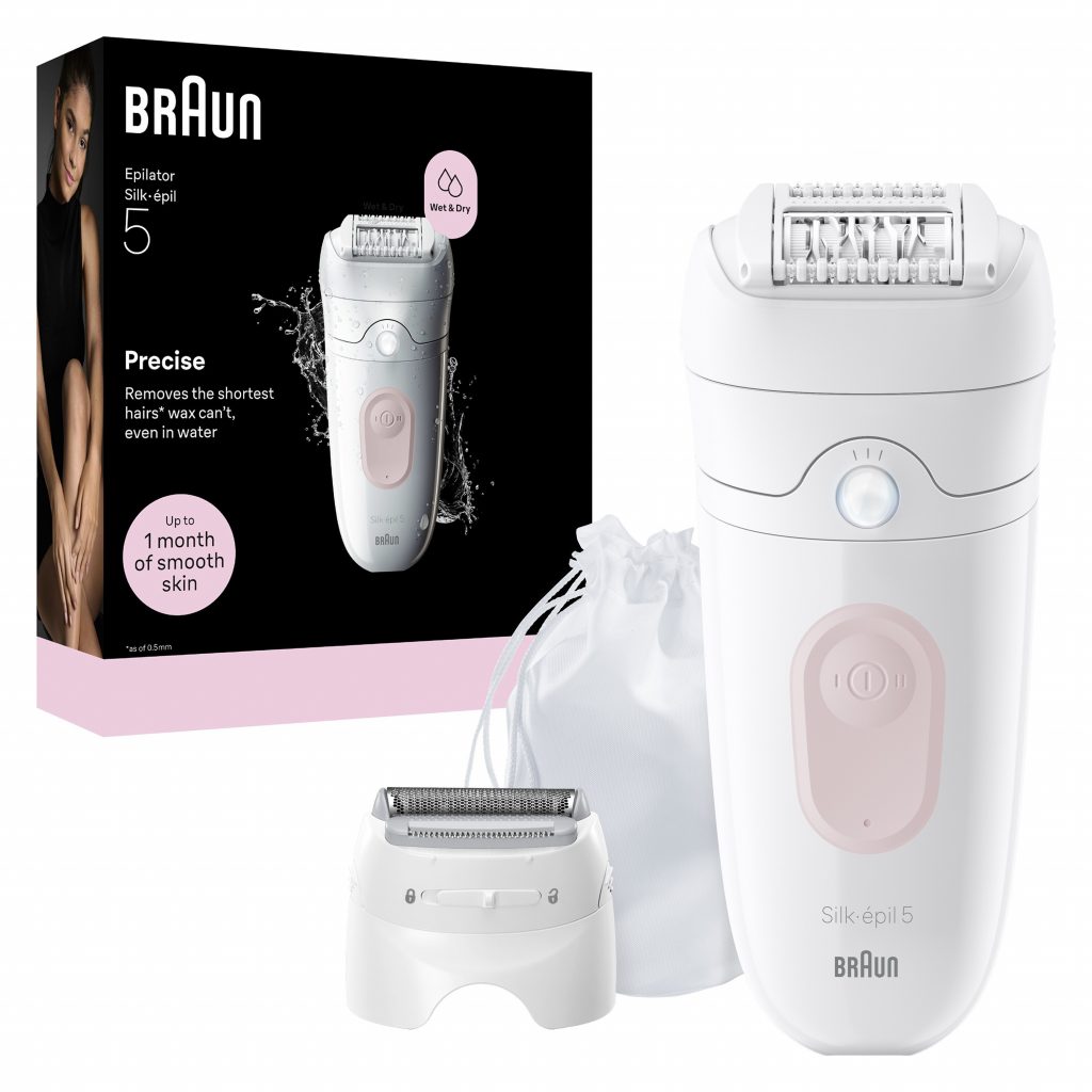 Braun SE5041 Epilatore WetDry 28 Pinze con Custodia Accessori