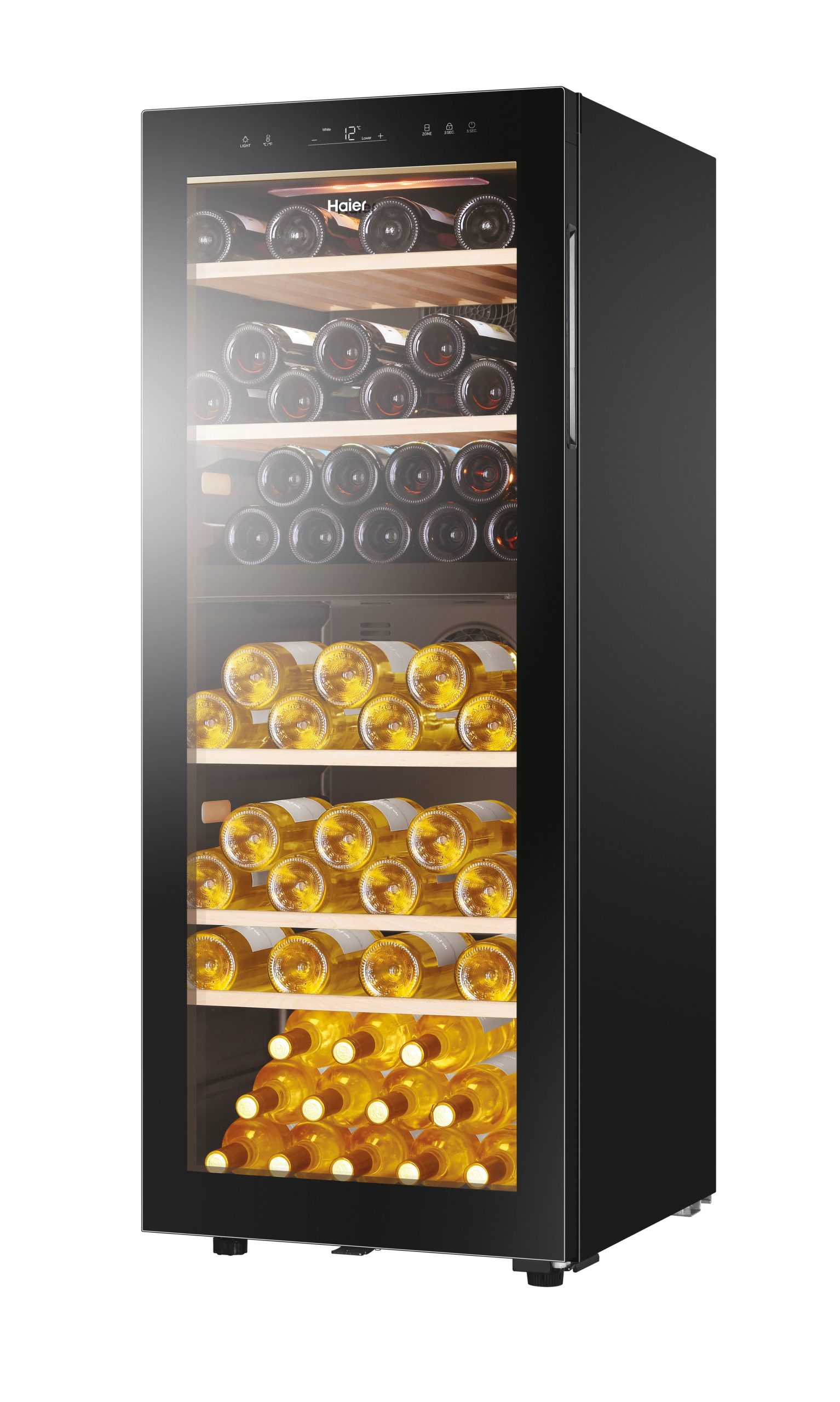 Haier HWS79GDG Cantina CEG 79 Bottiglie 192 Litri 2 Zone Temperatura - immagine 3