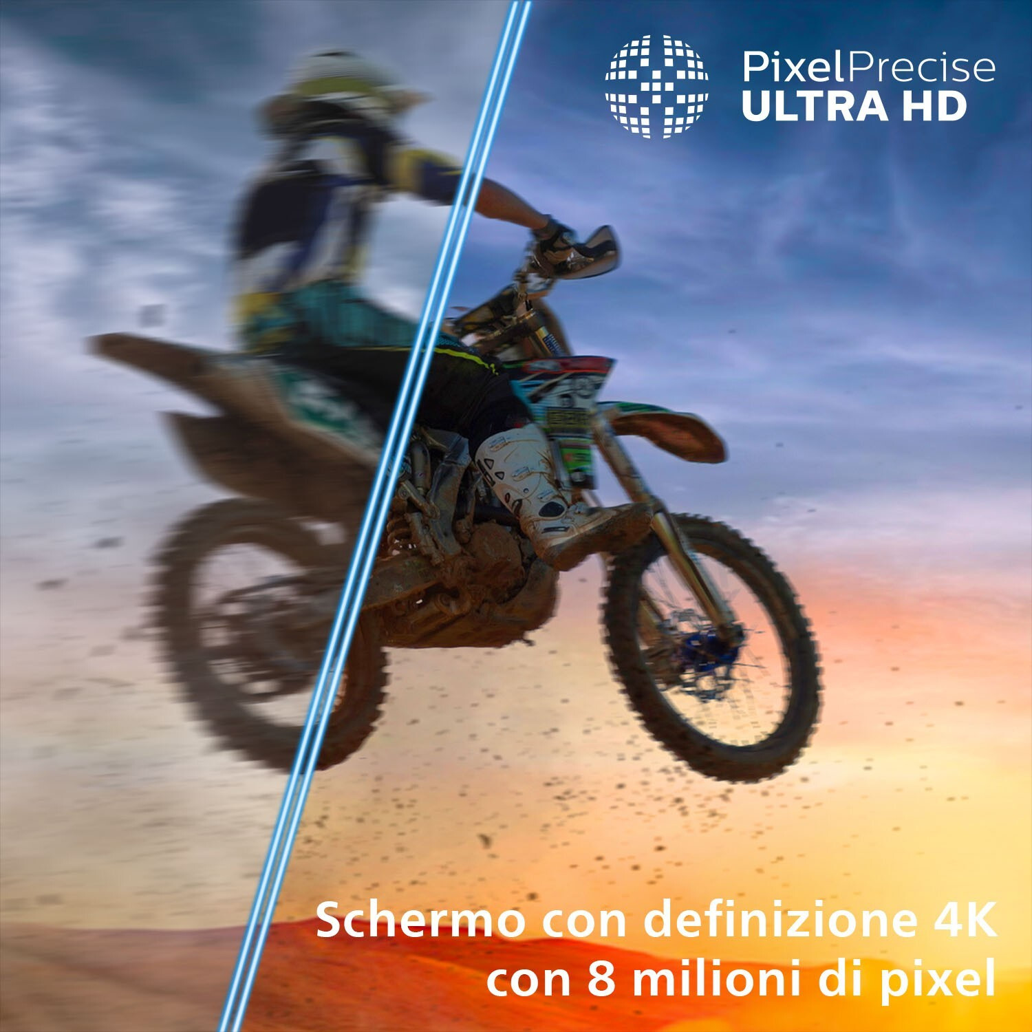 Philips 43PUS8450 Smart TV QLED 43 Pollici 4K DVBT2-S2 Ambilight - immagine 5
