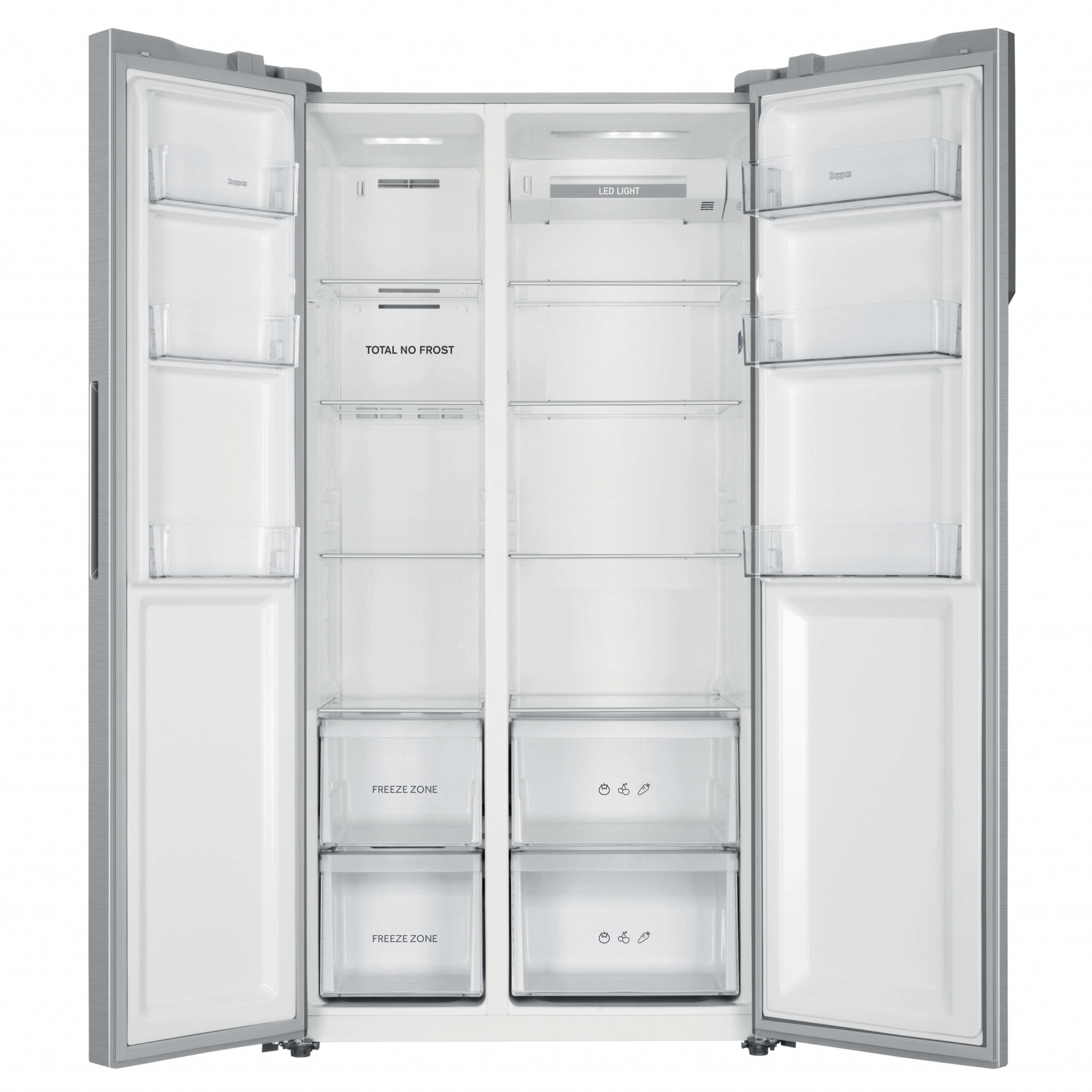 Zoppas EZSS919TDXH Inox Frigorifero Side by Side 528LT Classe D No Frost - immagine 2