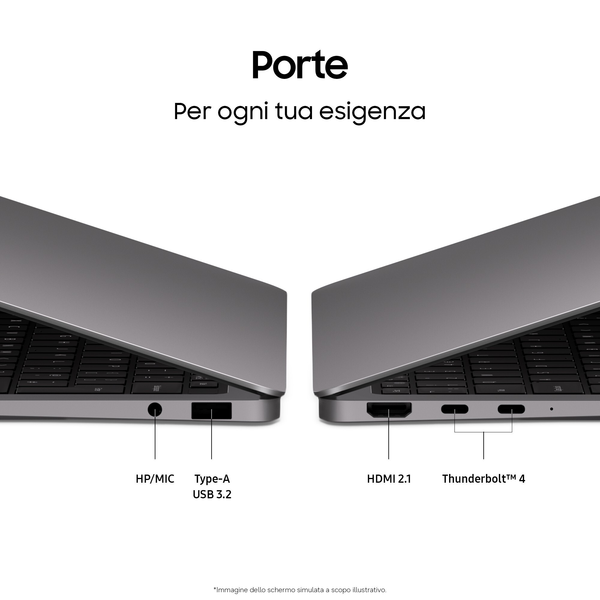 Samsung Galaxy Book6 Pro Notebook 14 Pollici U7-356H 32GB 1TB Windows 11 Home - immagine 3