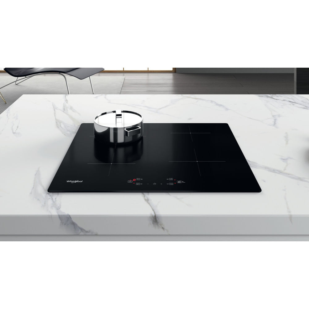 Whirlpool WSQ2160NE Piano Cottura Induzione 60 Cm 4 Zone Foro 48 Nero - immagine 5