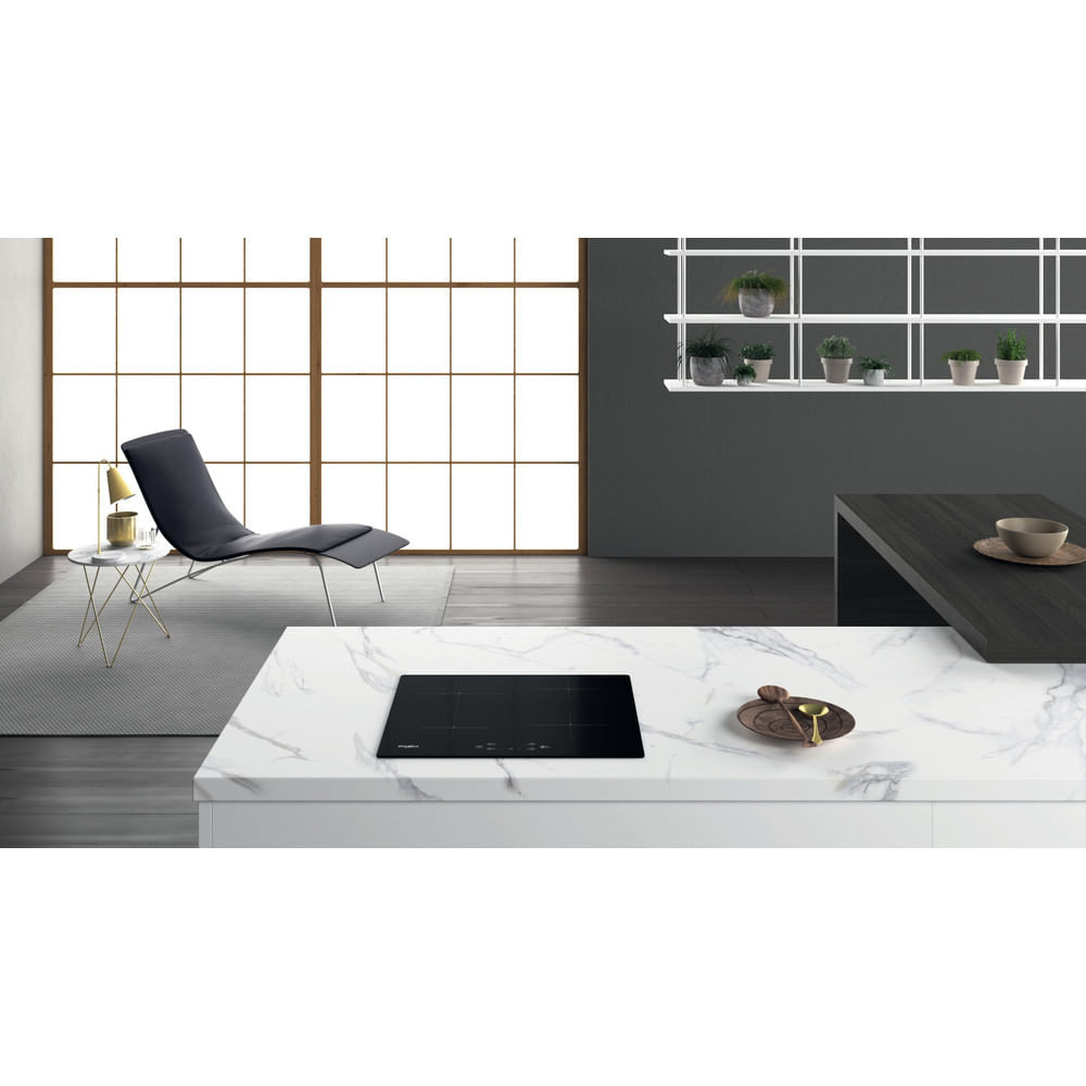 Whirlpool WSQ2160NE Piano Cottura Induzione 60 Cm 4 Zone Foro 48 Nero - immagine 6