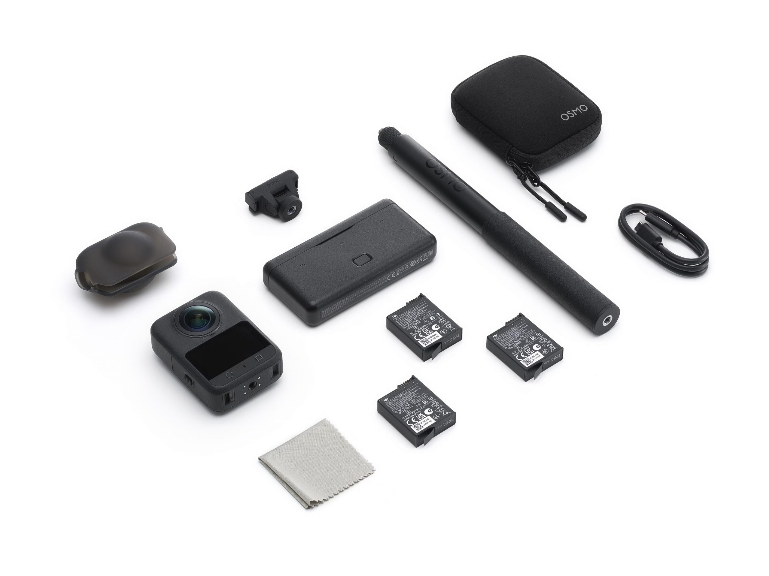 DJI OSMO 360 ADVENTURE COMBO Action Cam 2 TS Video 8K 360 Gradi 120MP WiFi - immagine 2