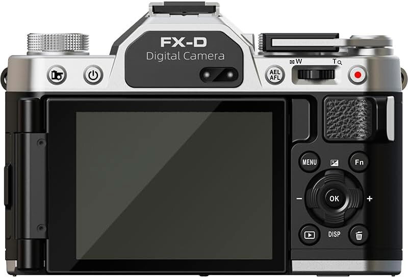 Yashica FX-D 100 Fotocamera Digitale Compatta F2.8 13MP Zoom 4X Video 4K Nera - immagine 2
